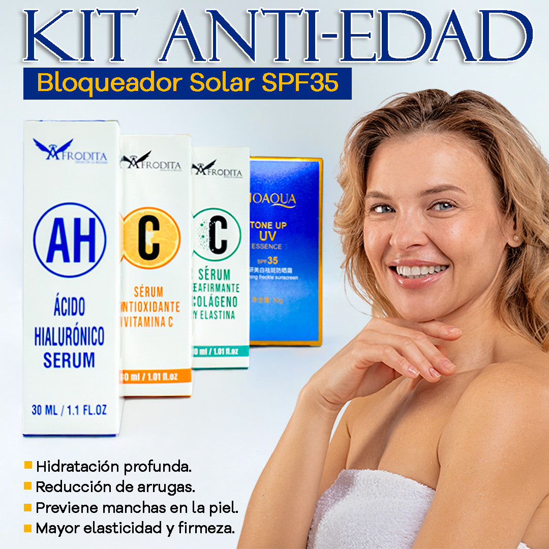 KIT ANTIEDAD AFRODITA + BLOQUEADOR BIOAQ
