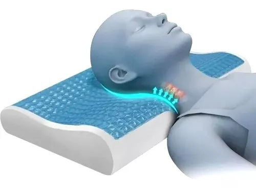 Almohada De Gel Ortopédica Memory Pillow