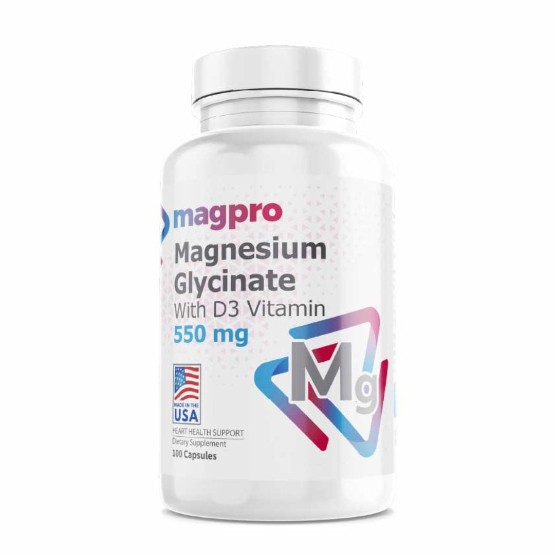 Glicinato de Magnesio 550 mg x 100 Caps