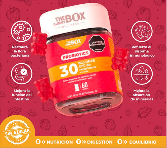 GOMAS PROBIOTICOS THE GUMMY BOX