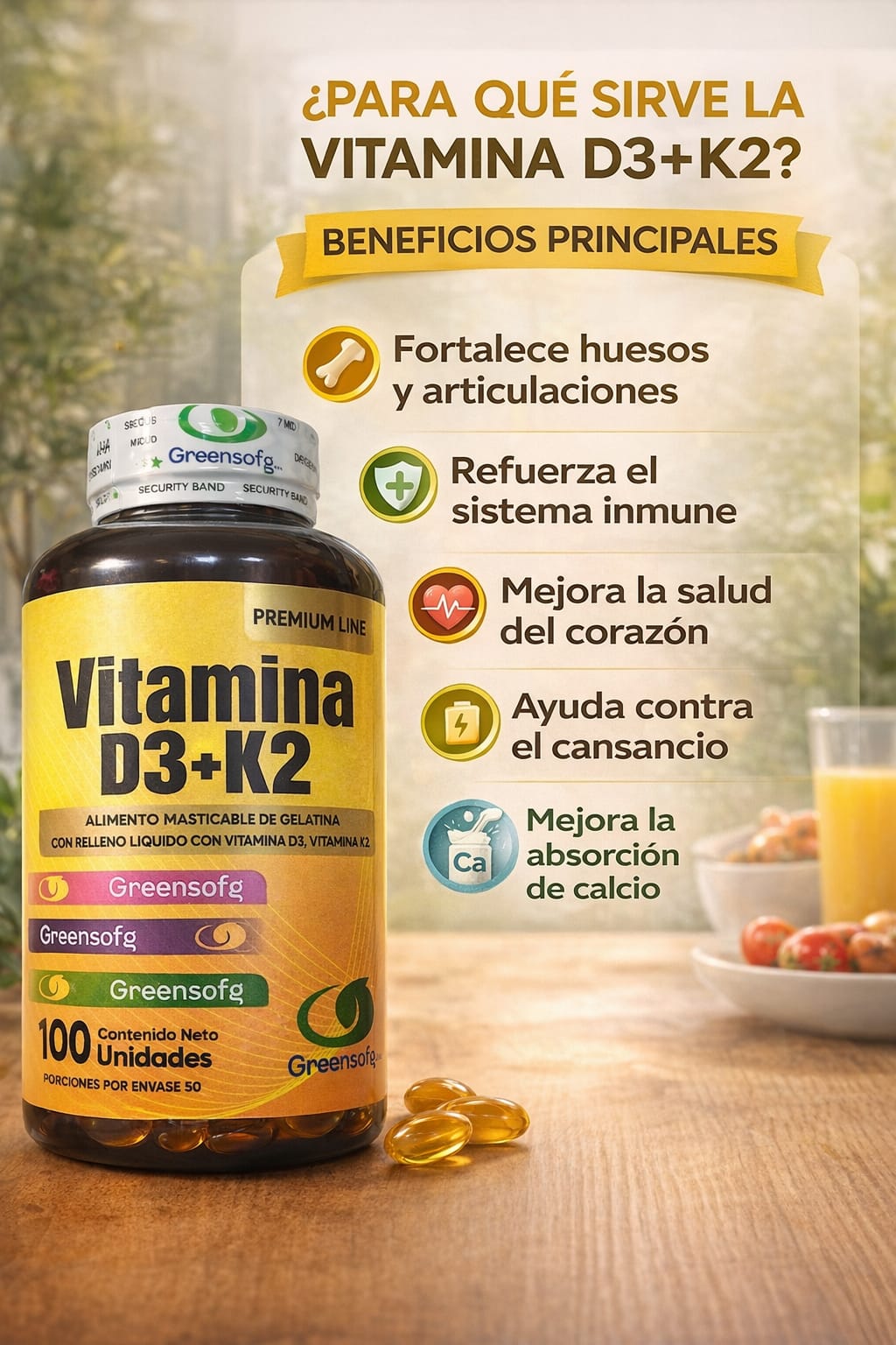 VITAMINA D3 + K2